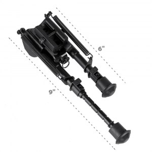 UTG Tactical Bipod 6-9 Inch 20mm Weaver Rail Adapter_ (4)